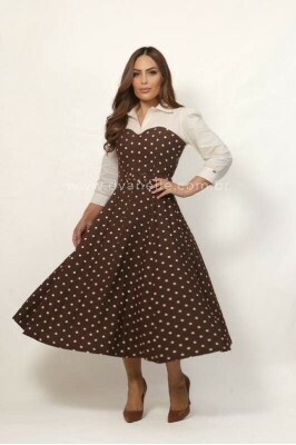 Vestido Rafaela Marrom