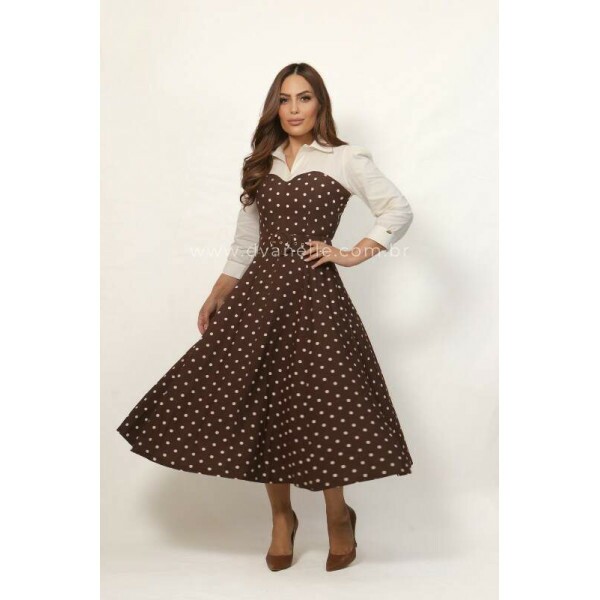 Vestido Rafaela Marrom