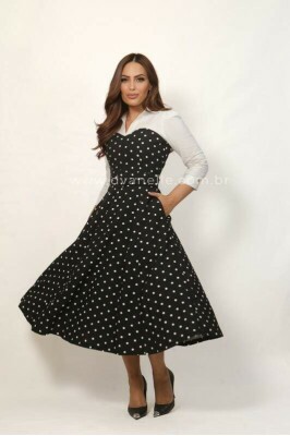 Vestido Rafaela Preto
