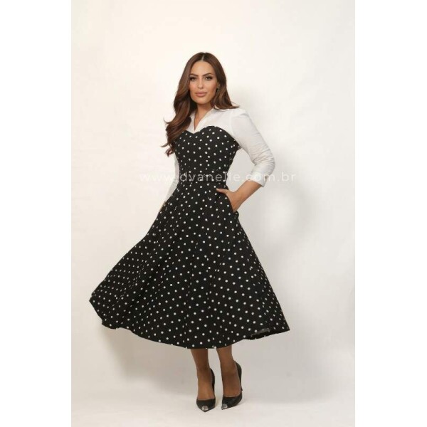 Vestido Rafaela Preto