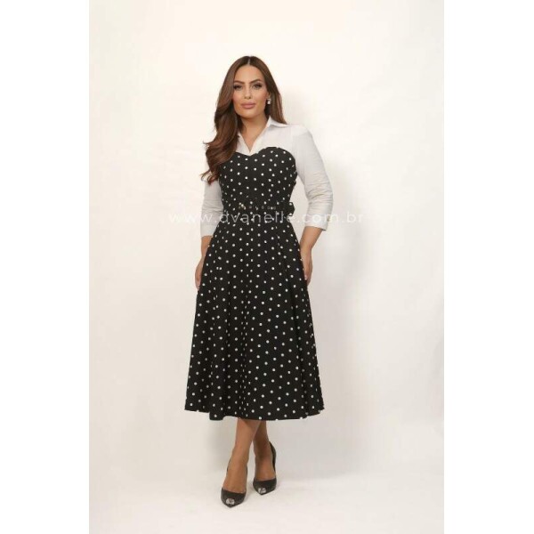 Vestido Rafaela Preto