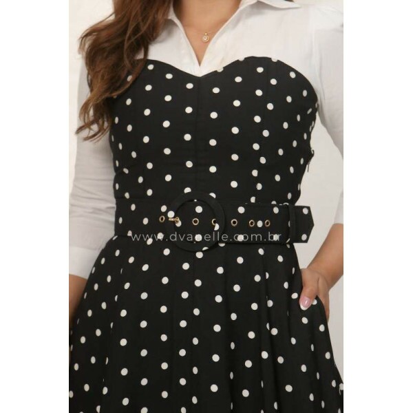 Vestido Rafaela Preto