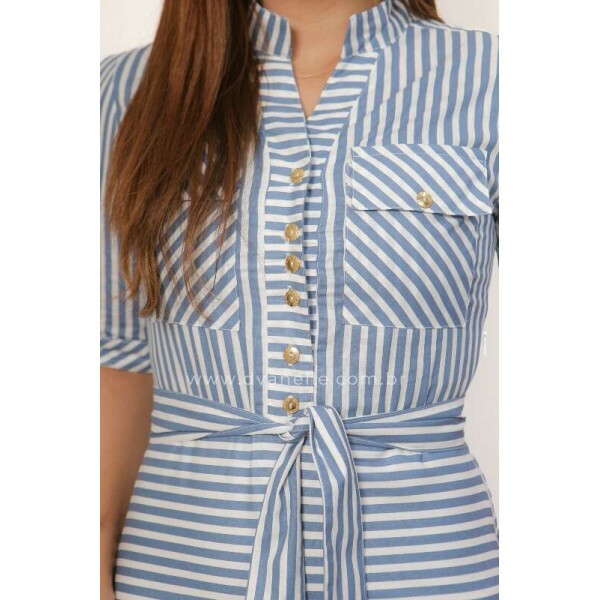Vestido Denise Azul