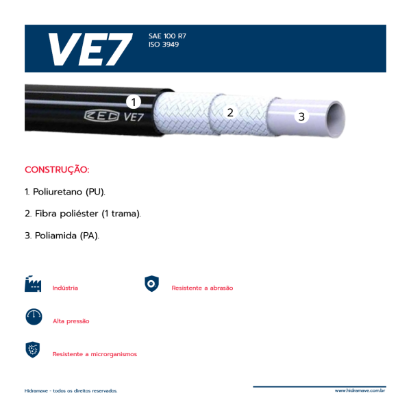 MANGUEIRA TERMOPLSTICA SRIE VE7