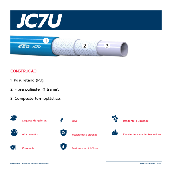 MANGUEIRA TERMOPLSTICA SRIE JC7U