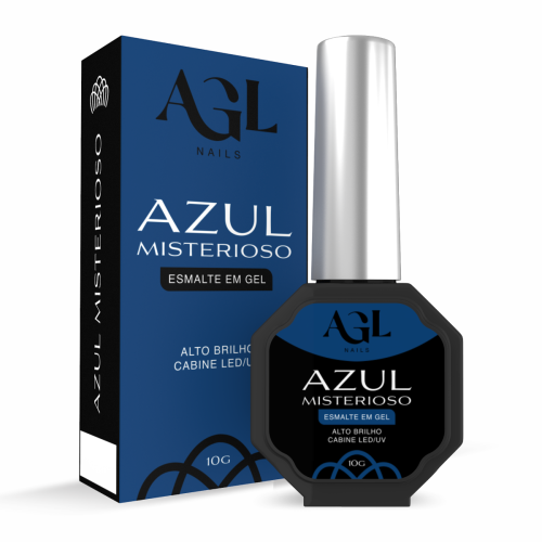 AGL Esmalte em Gel Azul Misterioso 10g
