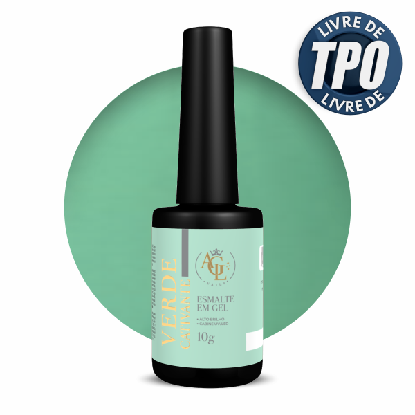 AGL Esmalte em Gel Verde Cativante 10g