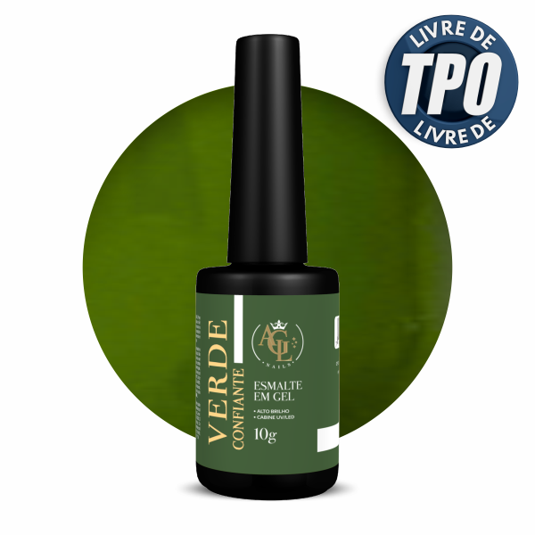 AGL Esmalte em Gel Verde Confiante 10g