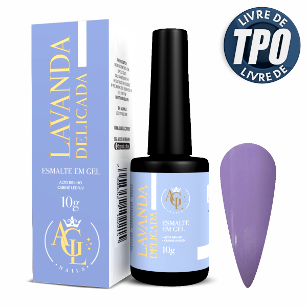 AGL Esmalte em Gel Lavanda Delicada 10g