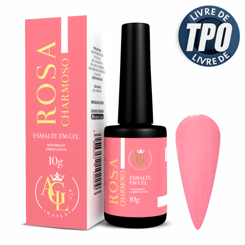 AGL Esmalte em Gel Rosa Charmoso 10g