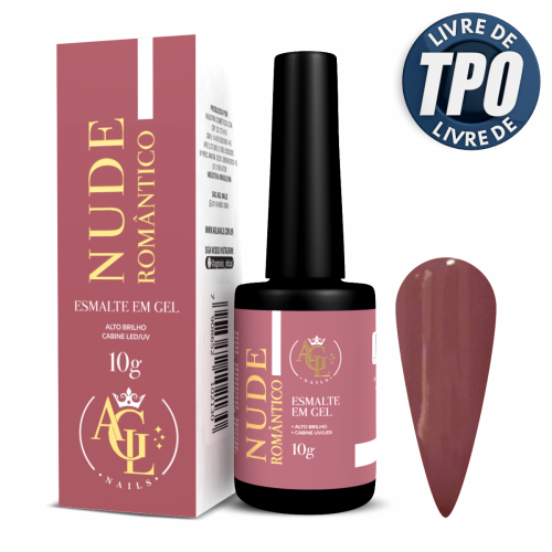AGL Esmalte em Gel Nude Rom�ntico 10g