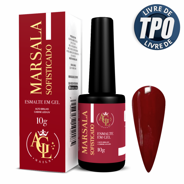 AGL Esmalte em Gel Marsala Sofisticado 10g