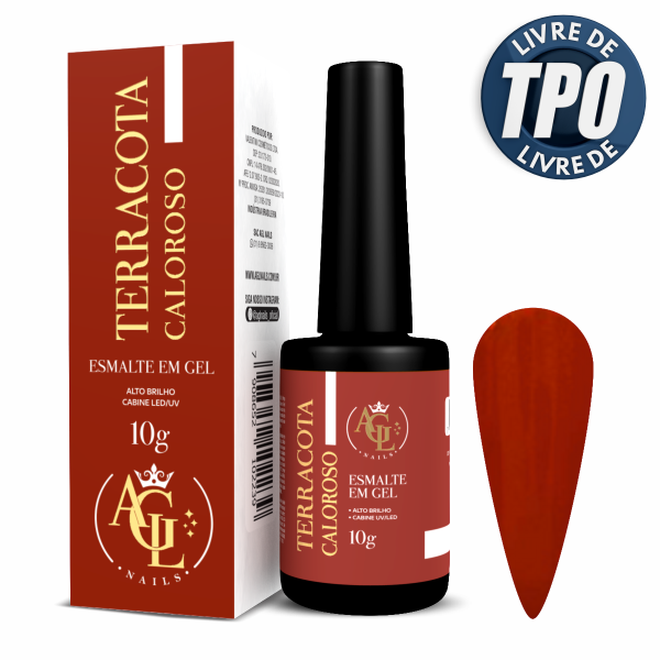 AGL Esmalte em Gel Terracota Caloroso 10g