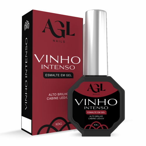 AGL Esmalte em Gel Vinho Intenso 10g