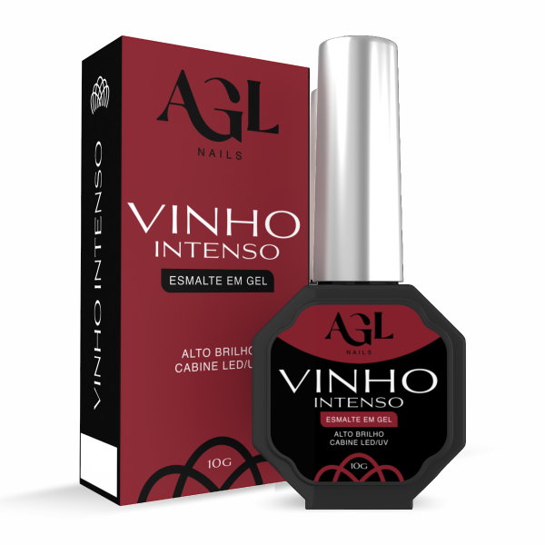 AGL Esmalte em Gel Vinho Intenso 10g