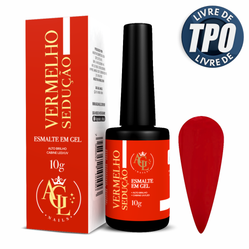 AGL Esmalte em Gel Vermelho Sedu��o 10g
