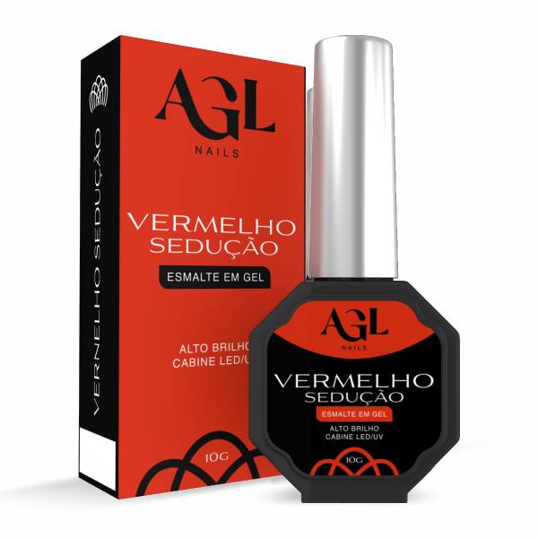 AGL Esmalte em Gel Vermelho Sedu��o 10g