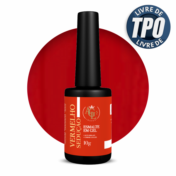 AGL Esmalte em Gel Vermelho Sedu��o 10g