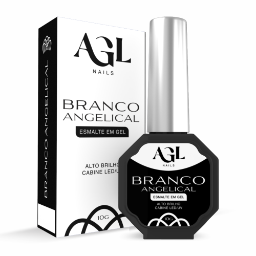 AGL Esmalte em Gel Branco Angelical 10g