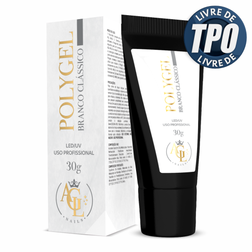 AGL Polygel Branco Cl�ssico 30g