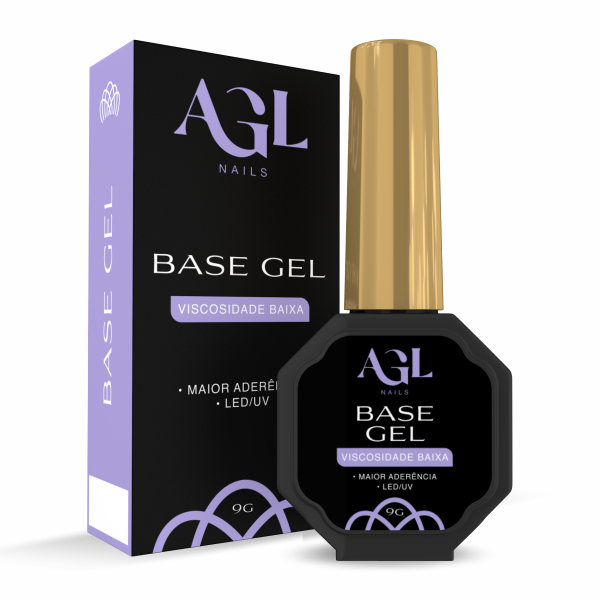 AGL NAILS BASE GEL 9G BAIXA VISCOSIDADE