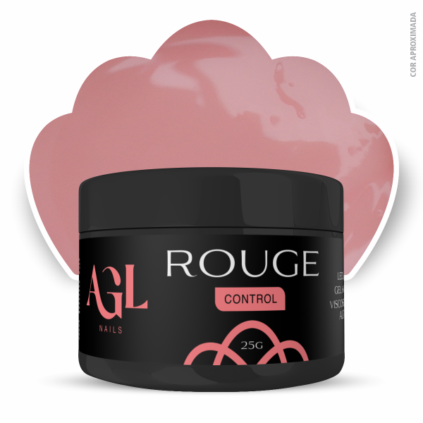 AGL NAILS GEL ROUGE 25G CONTROL