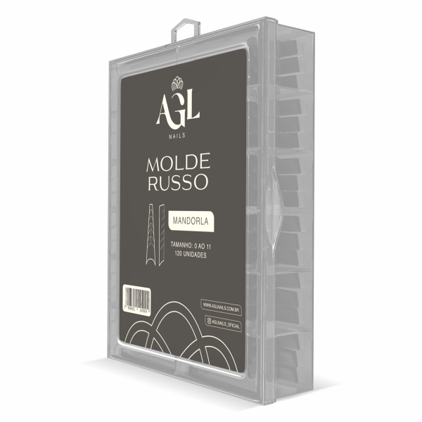 AGL NAILS MOLDE RUSSO MANDORLA