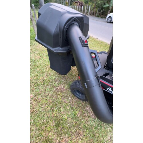 Trator Cortador de Grama Branco a Bateria - 100% El�trico