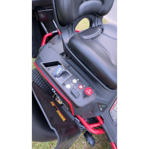 Trator Cortador de Grama Branco a Bateria - 100% El�trico