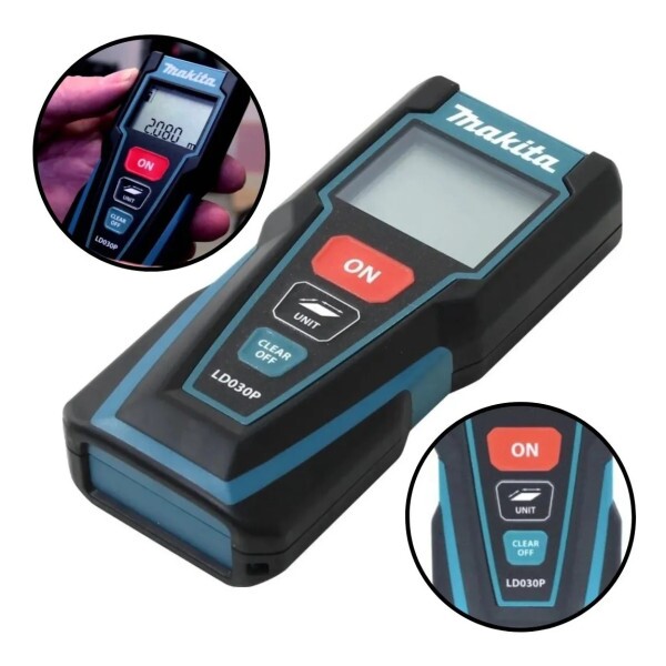 Trena Laser Digital Alcance 30 Metros Original Makita