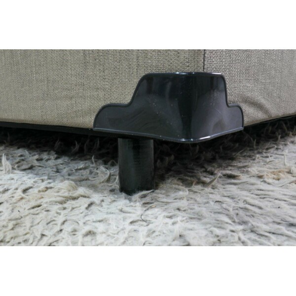 Base Box Ba Queen Bipartido Eli 158x198x42 Korino Bege Blindado Nature