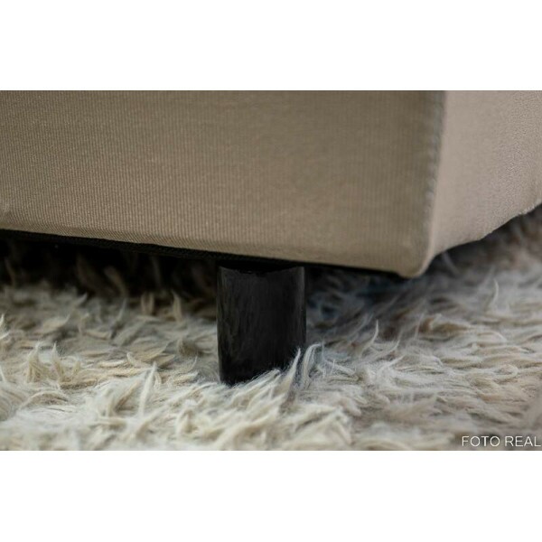 Base Box Ba Casal Eli 138x188x42 Sued Bege Blindado Nature