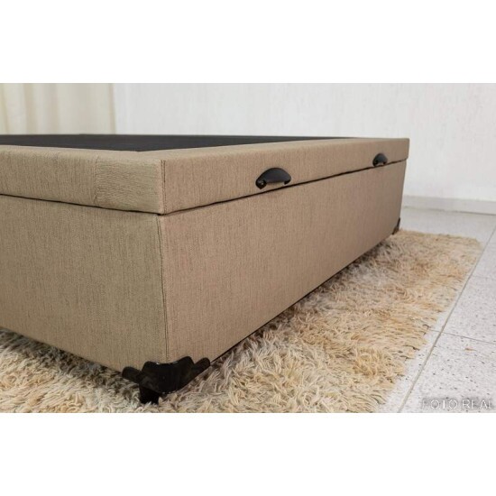 Box Ba Casal Eli Korino Bege Blindado 138x188x42 - Nature