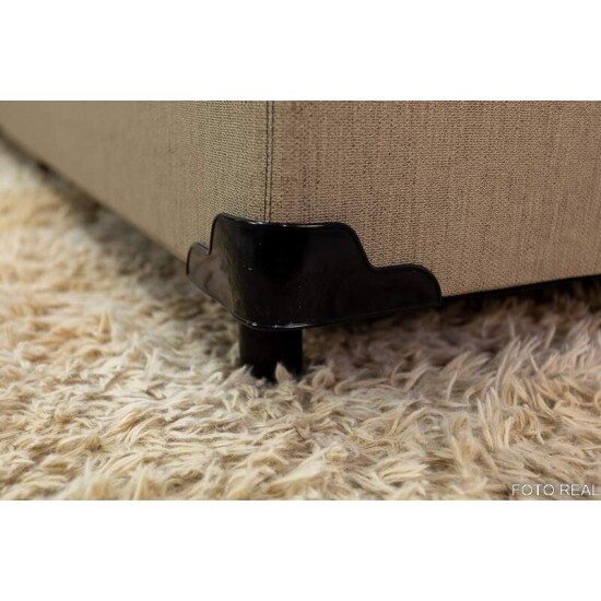 Box Ba Casal Eli Korino Bege Blindado 138x188x42 - Nature