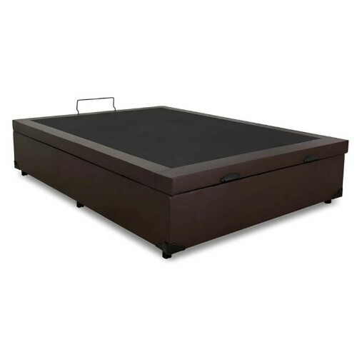 Box Ba Casal Eli Korino Marrom Blindado 138x188x42 - Nature