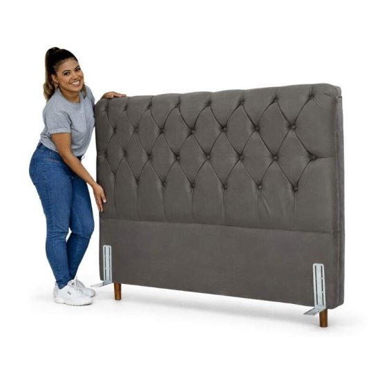 Cabeceira Casal 1,40m Lav�nia Sued Marrom