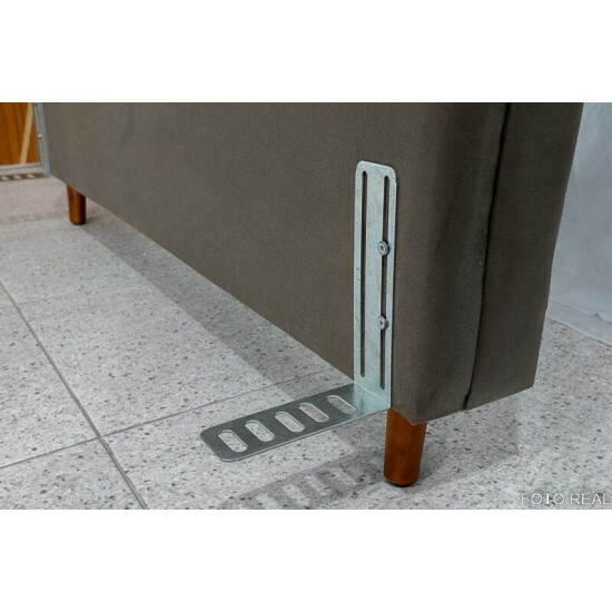 Cabeceira Casal Lavnia Sued Marrom Largura 1.40m