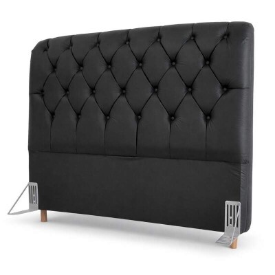 Cabeceira Casal Lav�nia Korino Preto Largura 1.40m