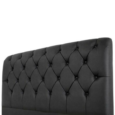 Cabeceira Casal Lav�nia Korino Preto Largura 1.40m