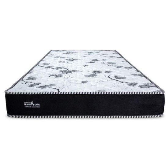Colch�o Solteiro Espuma D33 Sant� 14 Nosso Sonho 88x188x14 cm - Suporta at� 120kg