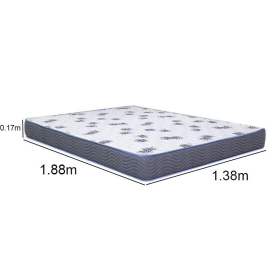 Colch�o Casal Light 100% Espuma D33 Selado 138x188x17 - Ortobom | Suporta at� 260kg