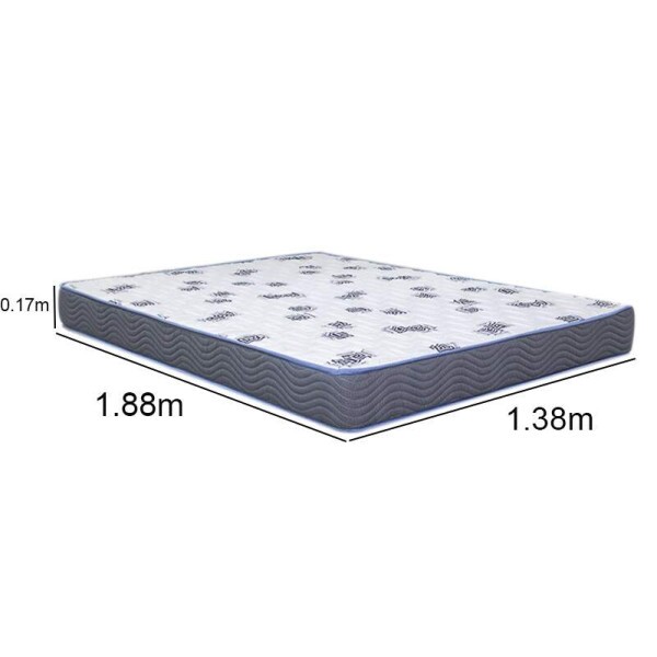 Colcho Casal Light 100% Espuma D33 Selado 138x188x17 - Ortobom