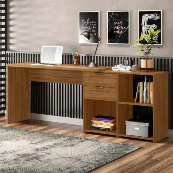 Mesa Office NT 2060 Freij 2 Gavetas Larg. 2.00m - Notvel