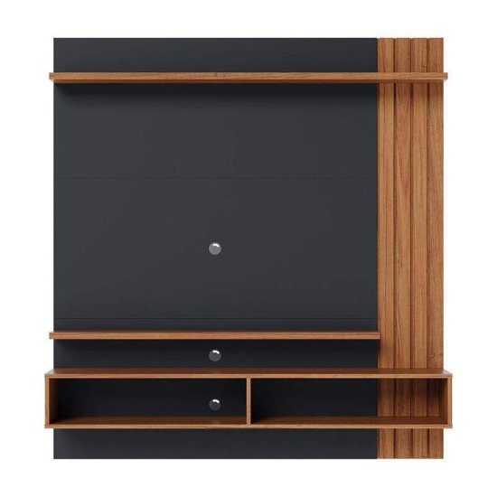 Home Suspenso 1,50m Juriti Noce Milano/Preto para TV at� 65\" - Colibri