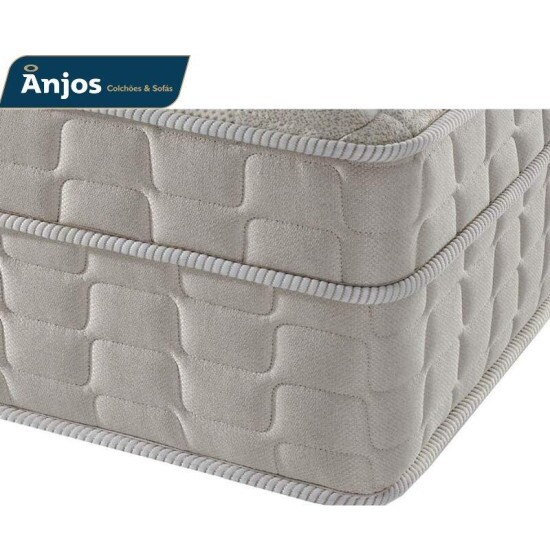 Colch�o Casal Molas Ensacadas Pocket King Best Anjos 138x188x28 cm | Suporta at� 240kg