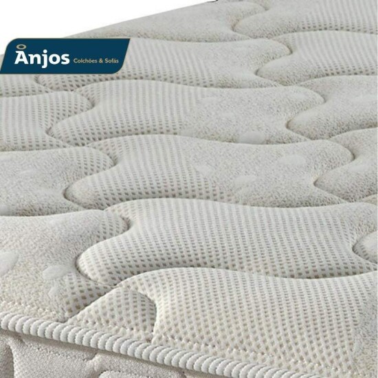 Colch�o Casal Molas Ensacadas Pocket King Best Anjos 138x188x28 cm | Suporta at� 240kg
