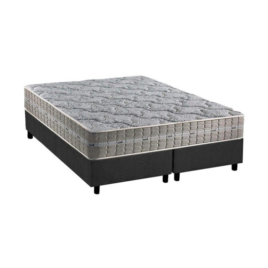 Colch�o Queen Royal New 158x198x24 Molas Ensacadas - Anjos | Suporta at� 260kg