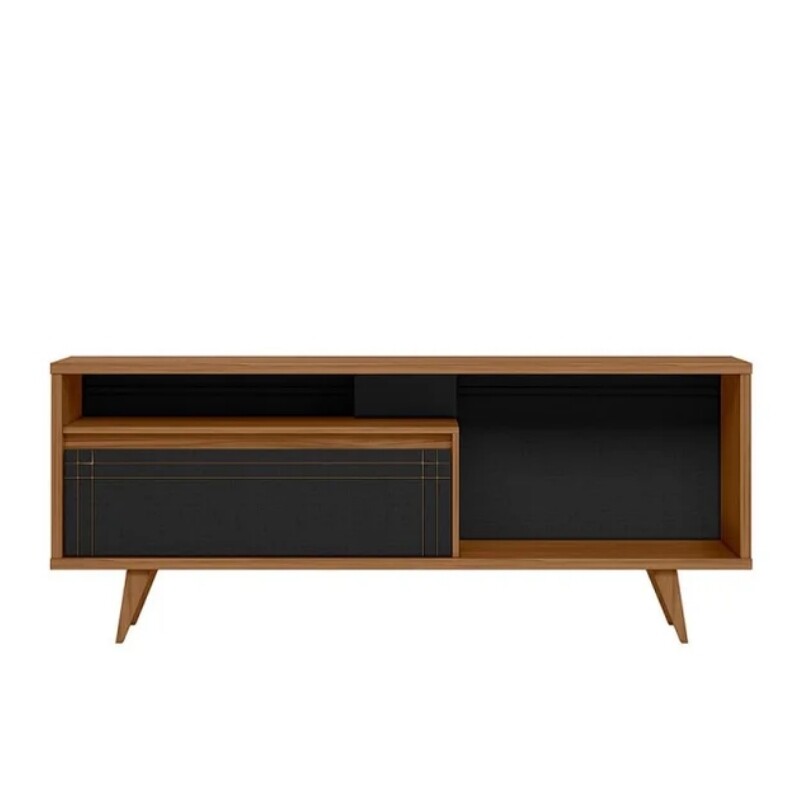 Rack Bancada NT 1315 Larg. 1.63m Freijó/Preto para TV até 60 Rack Bancada NT 1315 Larg. 1.63m Freijó/Preto para TV até 60