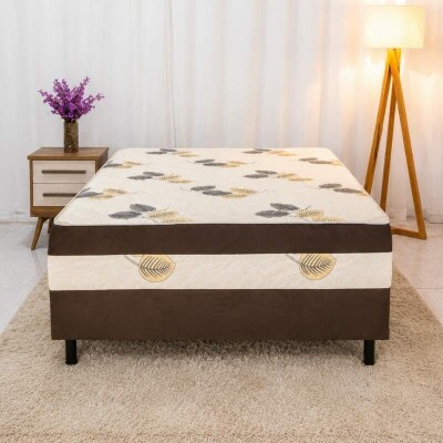 Unibox Casal Ortop�dico Marrom Nosso Sonho - 138x188x60 cm