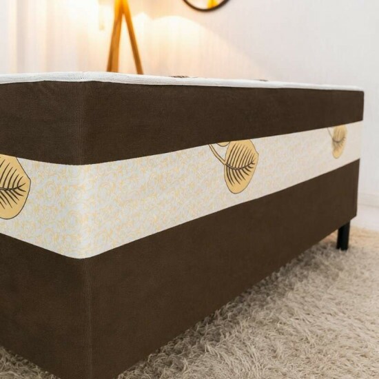 Unibox Casal Ortop�dico Marrom Nosso Sonho - 138x188x60 cm